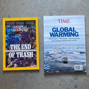 Coffee table reading for the Enviornmentalist ! Magazines books